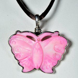 Coreen Cordova “Que Milagro” Sterling Soft Pink Butterfly Charm